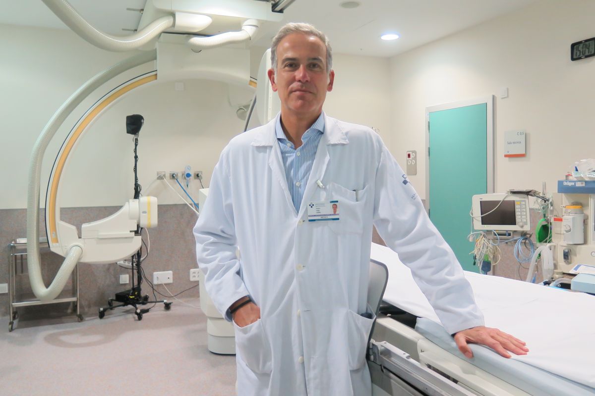 Pedro Vega, del Servicio de Neurorradiologa Intervencionista del Hospital Universitario Central de Asturias, en Oviedo. Foto: COVADONDA DÍAZ. 